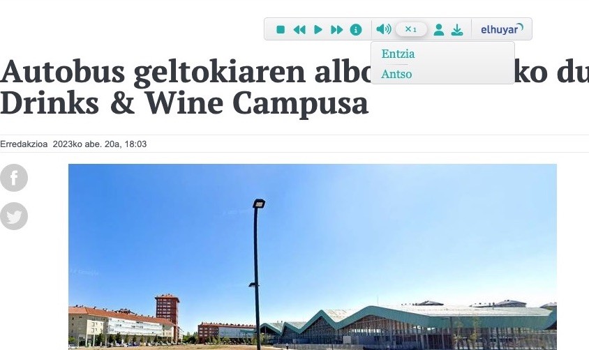 Aurrerantzean, entzungai dira ALEAren albisteak