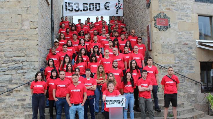 Zaballako martxan jasotako isunei aurre egiteko elkartasun jaialdia