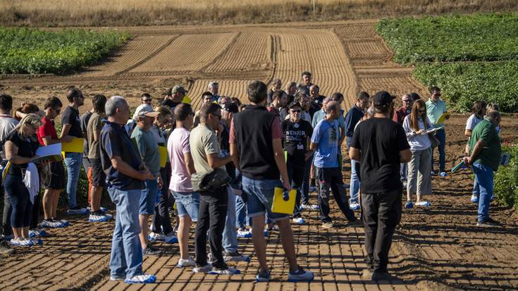 Droneak nekazaritzan erabiltzeko probak egin dituzte Iturrietan