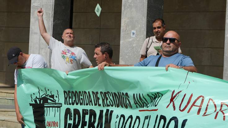 Amaitu da Aiaraldeko zabor bilketaren greba