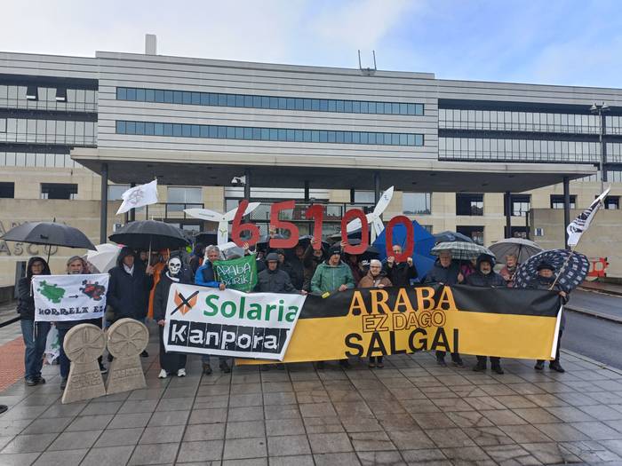 7.200 alegazio aurkeztu dituzte Solariaren makroproiektuen aurka