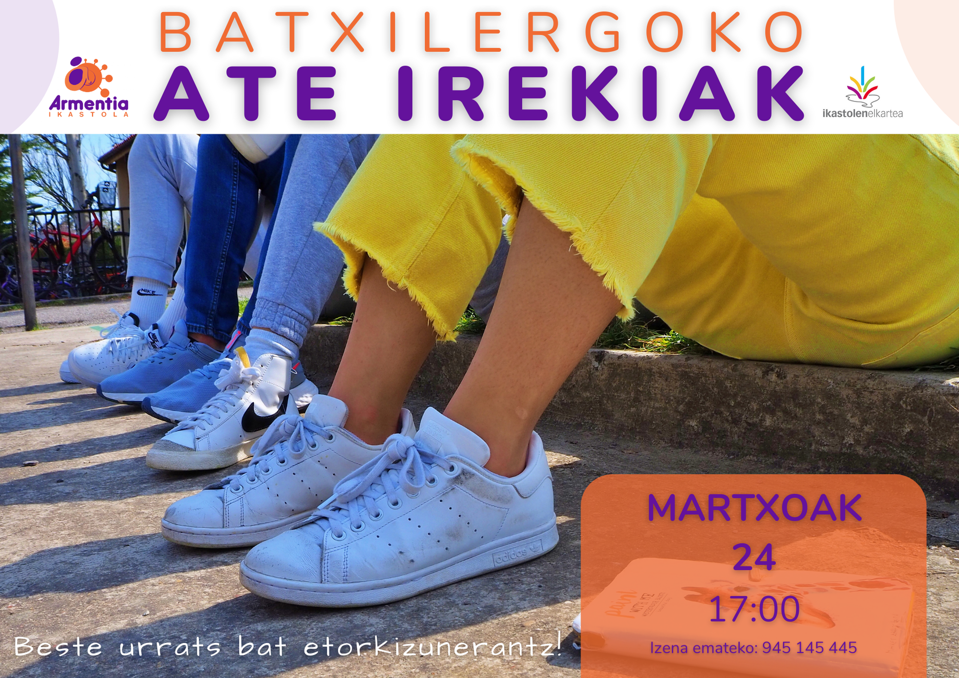 Martxoaren 24an, Batxilergoko ate irekiak Armentia Ikastolan