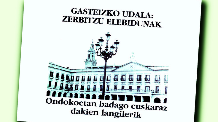 Gasteizko Udalean onartu zen euskara