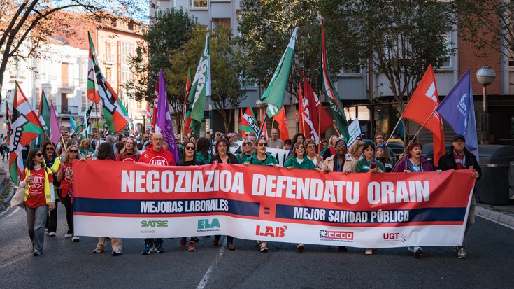 Osakidetzako greba eragin handia izaten ari da Araban