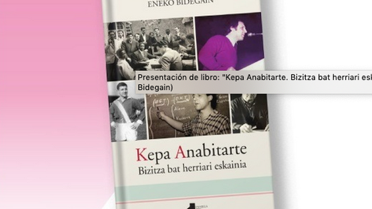 'Kepa Anabitarte. Bizitza bat herriari eskainia', Eneko Bidegain