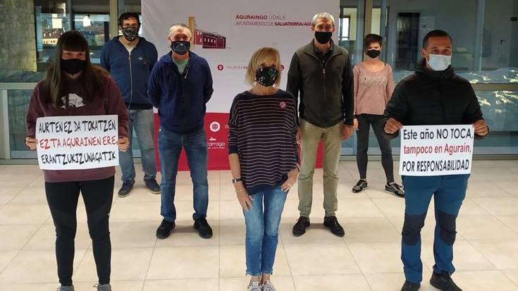 "Ez-jaietarako" deia egin dute Agurainen