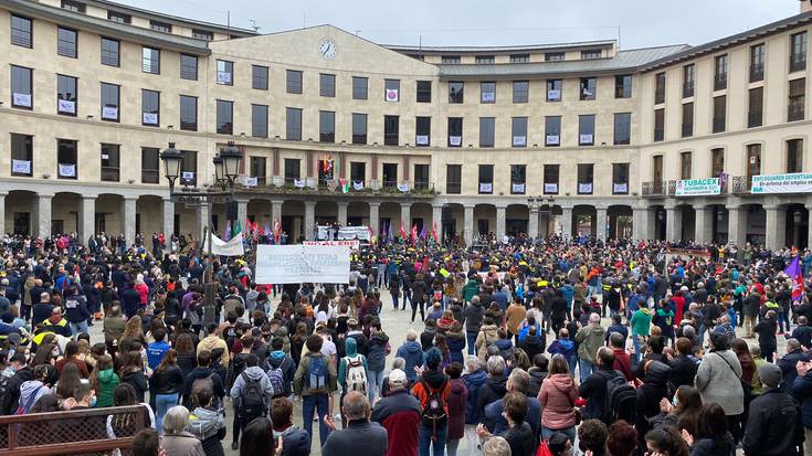 Lanuzte orokorra eta borroka eguna Aiaraldean, enpleguaren alde