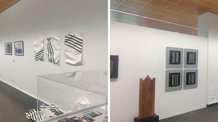 Urrira arte zabalik dago Sabin Salaberri omentzeko erakusketa