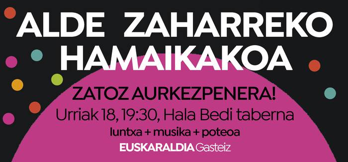 [EUSKARALDIA] Alde Zaharreko hamaikakoaren aurkezpena