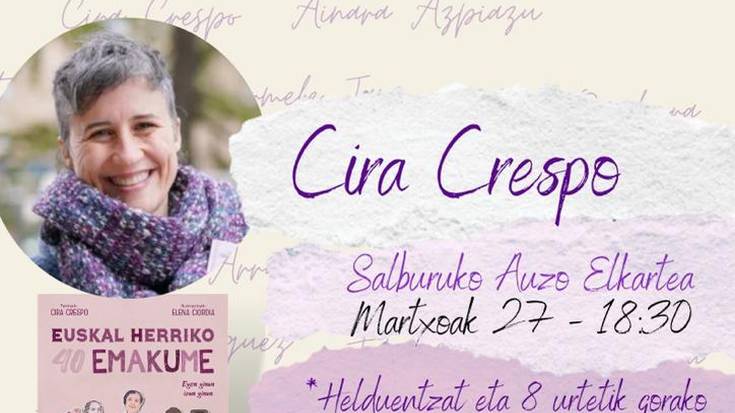 'Euskal Herriko 40 emakume' liburuaren aurkezpena