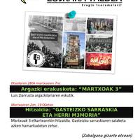 'Gasteizko sarraskia eta herri memoria'