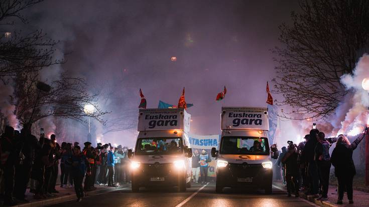 Euskarak Gasteizen duen indarra berretsi du Korrikak