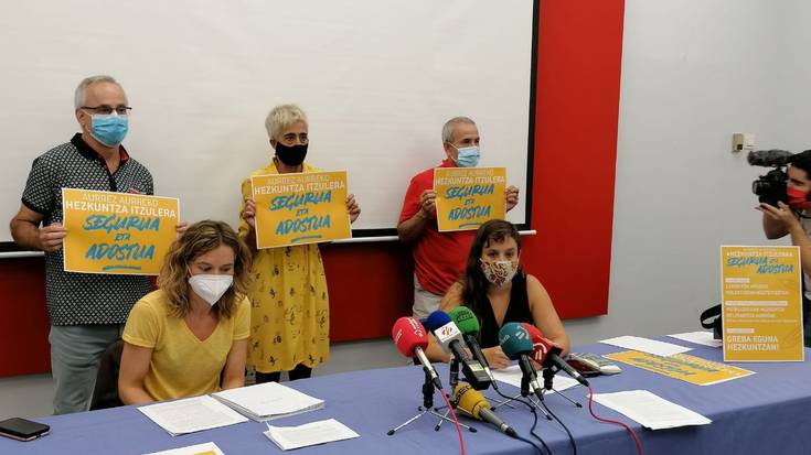 Irailaren 15ean greba iragarri dute hezkuntzako sindikatuek