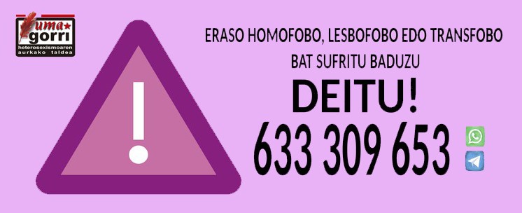 Erasoen aurkako telefonoa eskuragarri jarri dute Gasteizko jaietarako