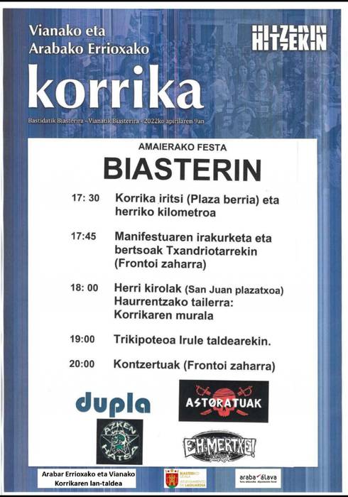 [KORRIKA JAIA GUARDIAN] EH Mertxe, Dupla, Aztoratuak, Azken hatsa