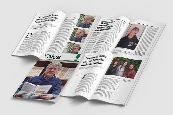 Boluntariotza eta Roberto Gonzalez de Viñaspre, aste honetako ALEAn