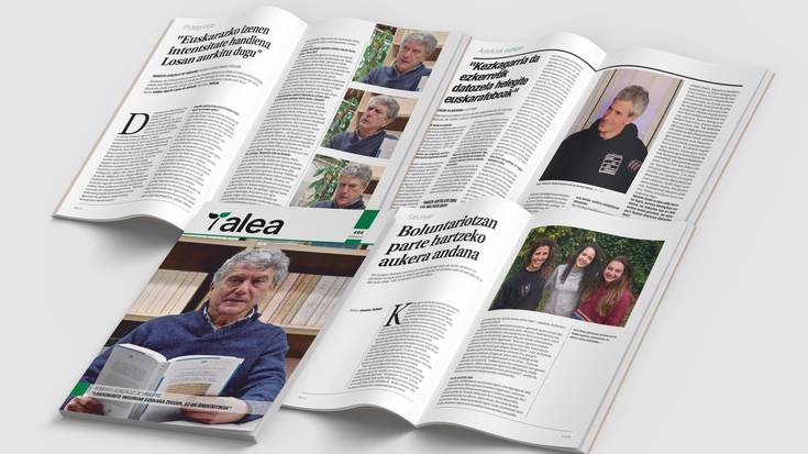 Boluntariotza eta Roberto Gonzalez de Viñaspre, aste honetako ALEAn