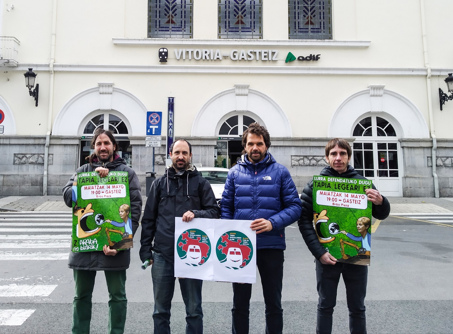 Crowdfunding bat AHTaren linea berriak eraiki ordez trenbideak egokitzeko azterlan bat egiteko