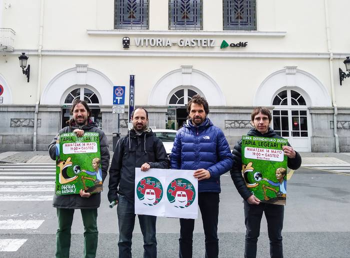 Crowdfunding bat AHTaren linea berriak eraiki ordez trenbideak egokitzeko azterlan bat egiteko