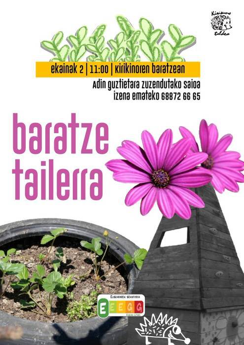 Baratze tailerra Kirikinorekin