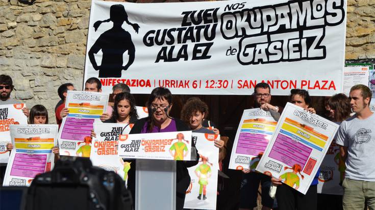 Festarekin batera, aldarrikapena izango da nagusi Okupatu Gasteiz egunean