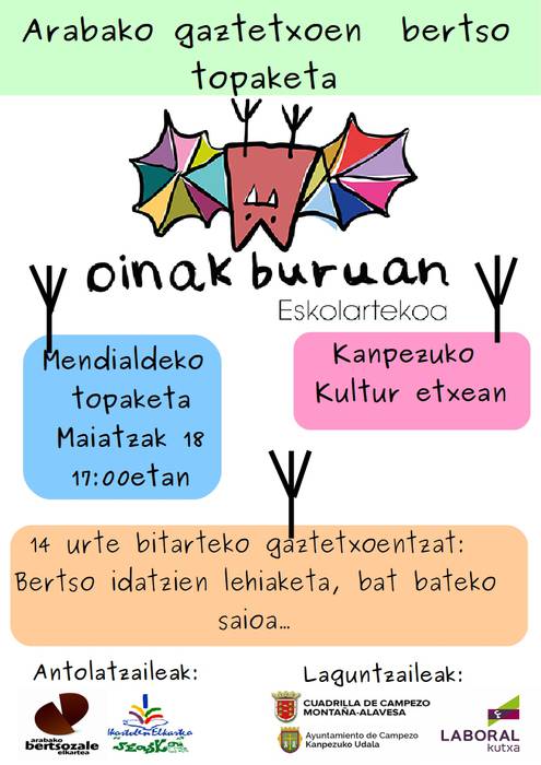 [BERTSO TOPAKETA] Arabako bertsolari gazteak