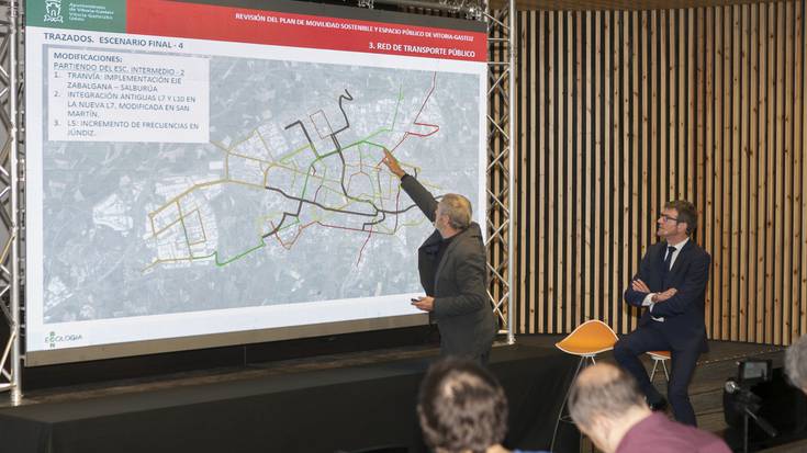 Salburua eta Zabalgana lotzeko tranbia jasotzen du Mugikortasun Iraunkorreko Planak