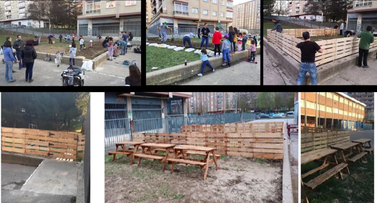 Angel Ganivet herri ikastetxea, jolastoki inklusibo baterantz