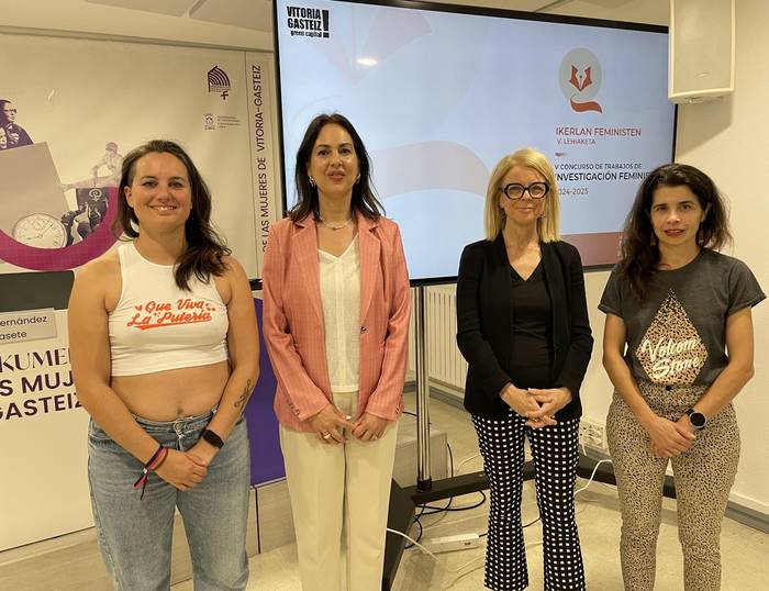 June Fernandezek eta Pilar Rodriguezek Ikerketa Feministaren V. Lehiaketaren proiektuak aurkeztu dituzte