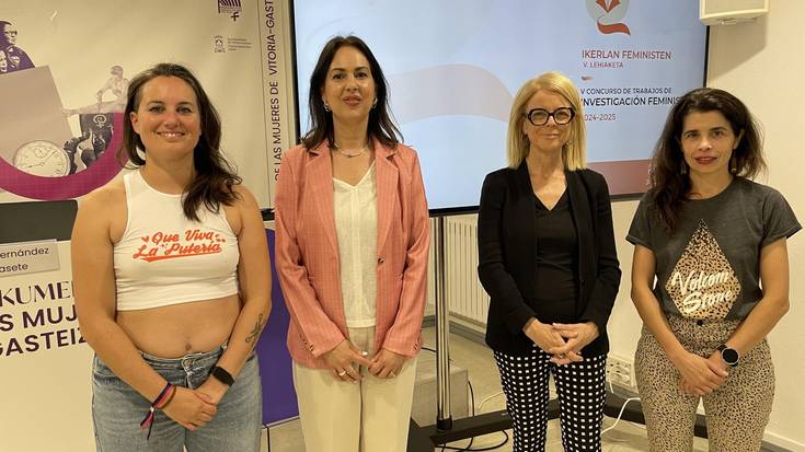 June Fernandezek eta Pilar Rodriguezek Ikerketa Feministaren V. Lehiaketaren proiektuak aurkeztu dituzte