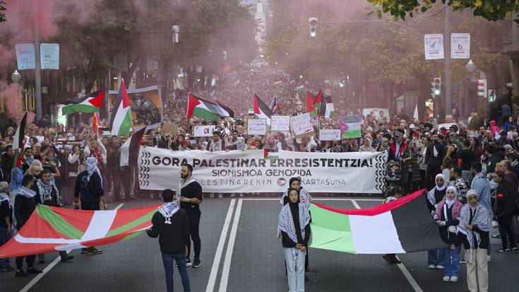 Gasteizko kaleek Palestinarekiko elkartasunari eutsiko diote