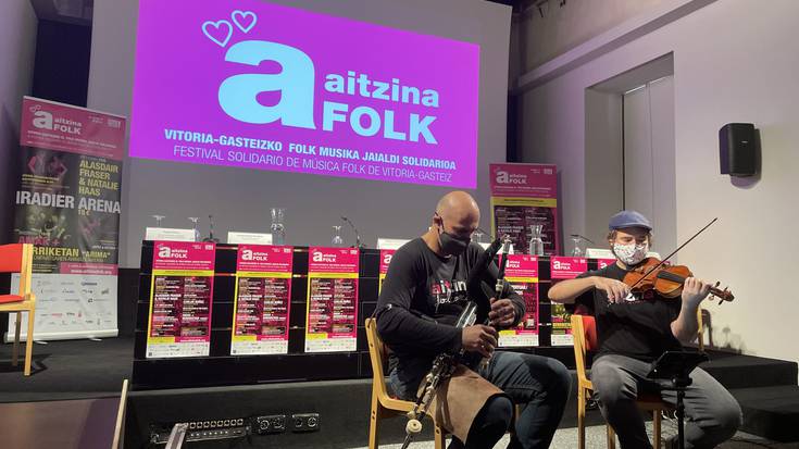 Carlos Nuñez, Amak, Alasdair Fraser eta Natalie Haas, Aitzina Folk jaialdian