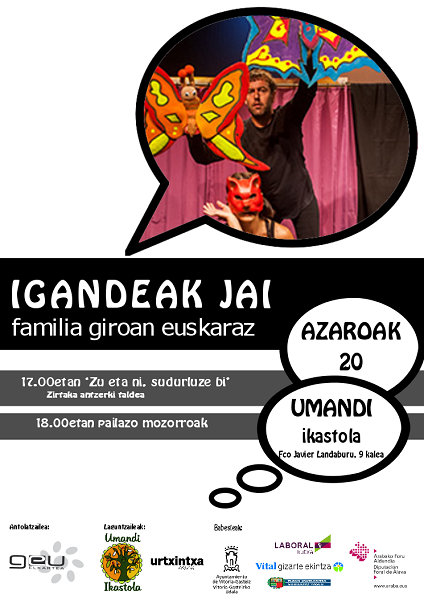 [IGANDEAK JAI] 'Zu eta ni, sudurluze bi' Zirtaka