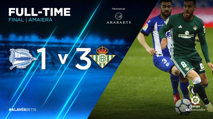 Alavesek Betisen aurka galdu zuen, partida kaxkarra egin eta gero