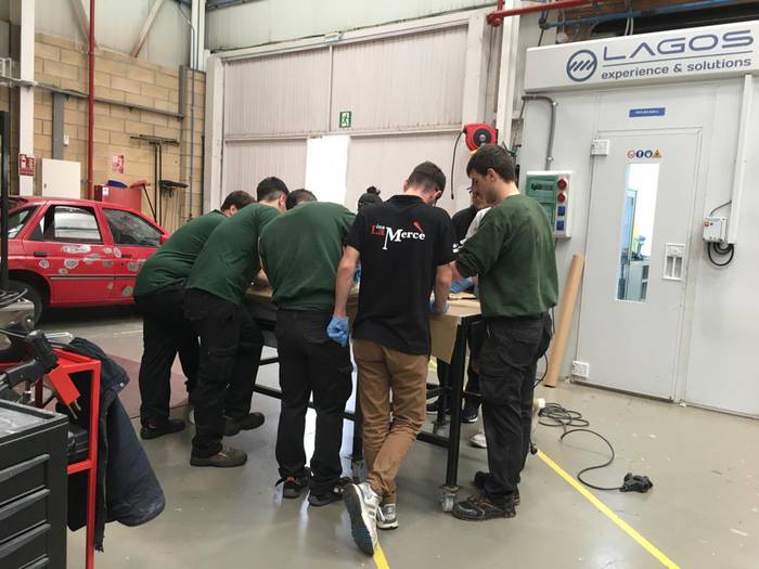 Erasmus+ proiektuan dira Aretxabaleta Lanbide Eskolako irakasle eta ikasleak