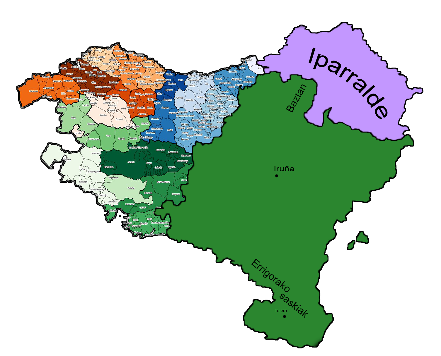 Euskara izan daiteke espainola edo frantsesa?