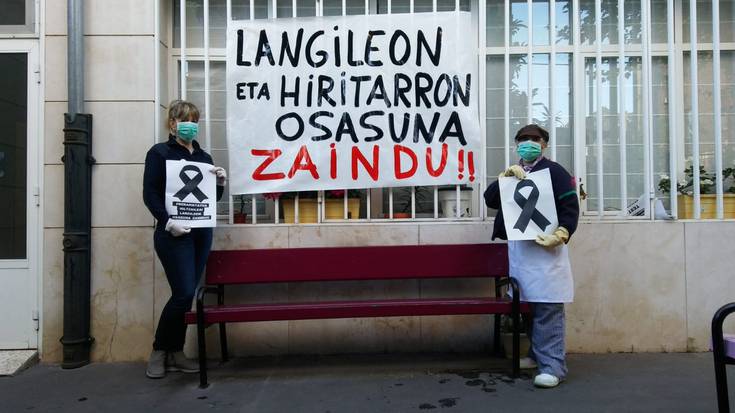 Langileen bizitza "lehentasuna" izan behar dela aldarrikatu dute lantokietan