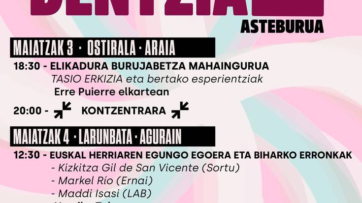 Independentzia asteburua: Tour politikoa Aguraindik