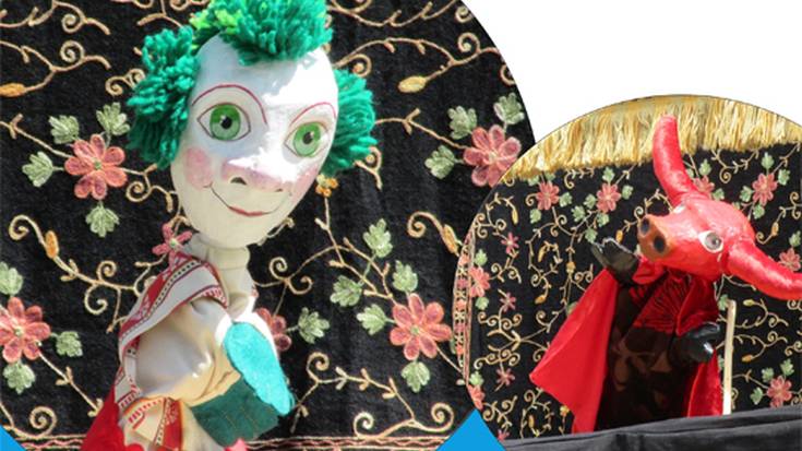 [ARABAKO PLAZETAN] 'Alaia galtzagorria', Ostomila txotxongilo taldea