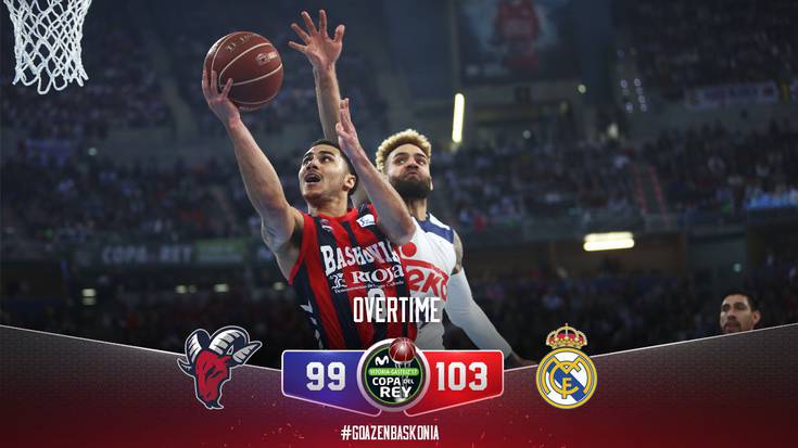 Luzapenean 103-99 galdu du partidua Baskoniak Real Madrilen kontra