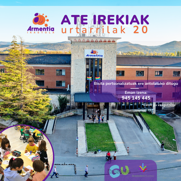Urtarrilaren 20an, ate irekiak Armentia Ikastolan