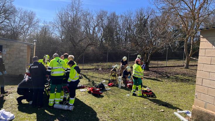 Pertsona bat hil da eta beste bat larri zauritu Lantaronen izan den leherketan