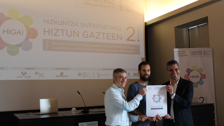Hizkuntza gutxituetako hiztun gazteen bigarren topaketa hasiko da Gasteizen