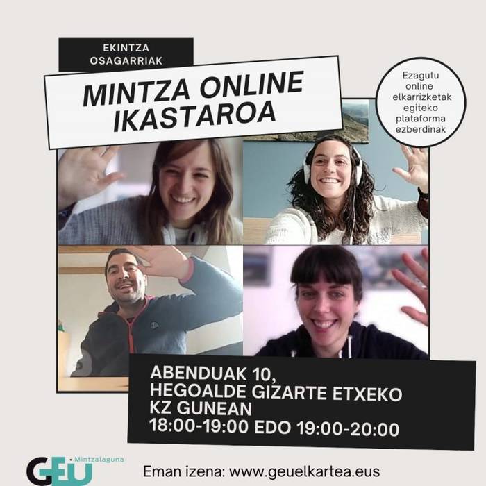 Mintza Online Ikastaroa