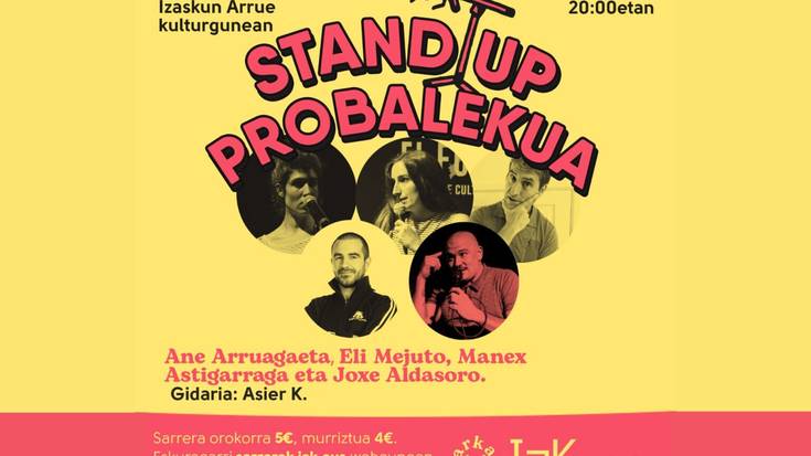 Karkarkar: Probalekua. Euskara hutsean egindako umorezko bakarrizketa saioa