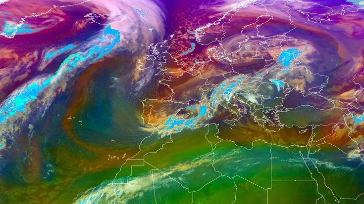 Euria eta haizea, a ze parea