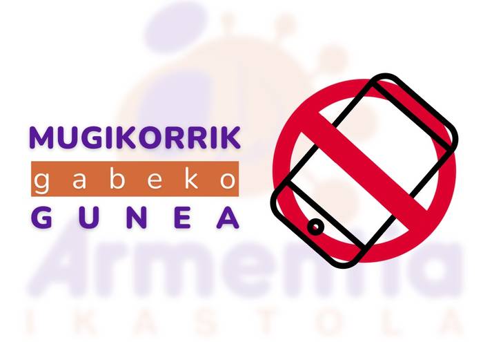 Armentia Ikastola, mugikorrik gabeko gunea