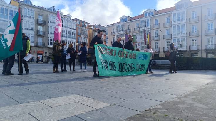 "Okerrera" egin du langileen egoerak Colisee Miñano erresidentzian