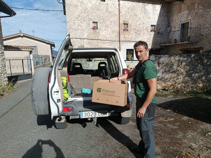 Milatik gora animalia artatu ditu Martiodako zentroak