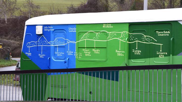 Ibilbide artistikoa osatuko dute Vasco-Navarro trenbidean